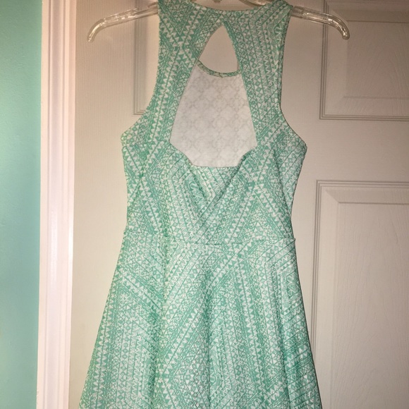 Aéropostale Turquoise/White Dress - Picture 3 of 3