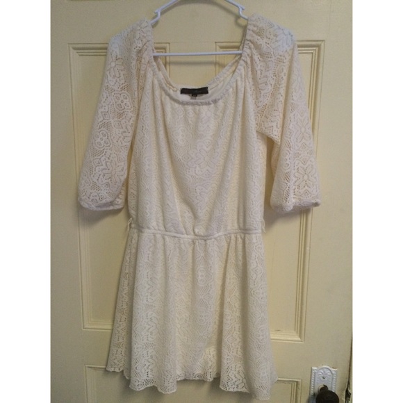 White boho dress - Picture 1 of 2