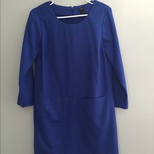Blue J crew shift dress
