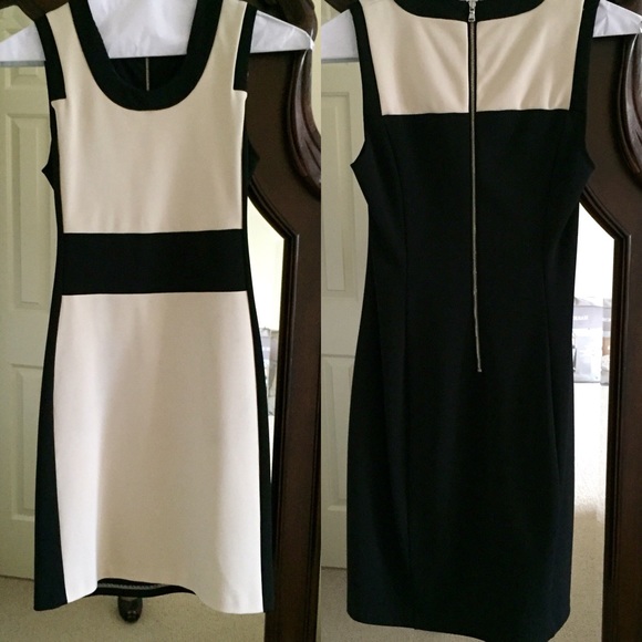 Kenneth Cole color block dress