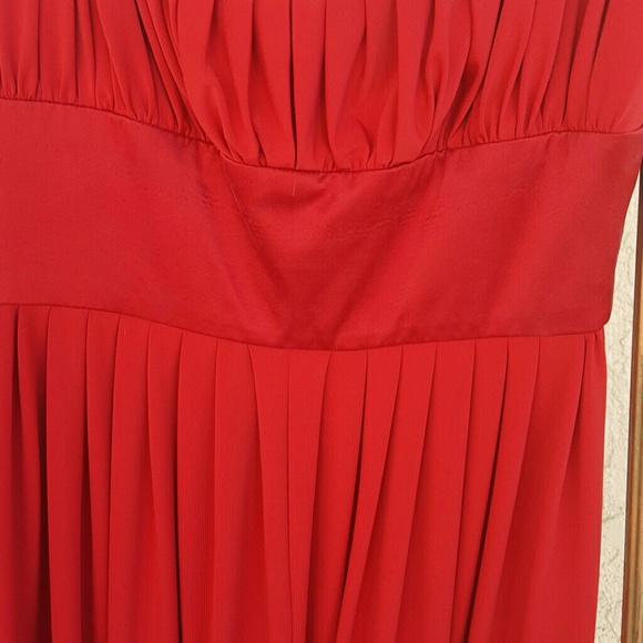 Suzi Chin for Maggy boutique red cocktail dress - Picture 5 of 8