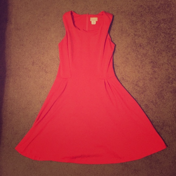 Pink dress.