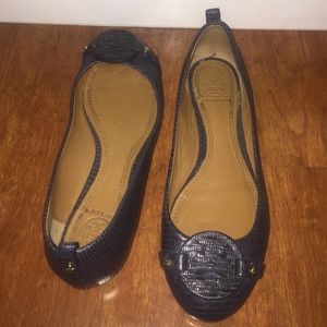 Tory Burch Navy Flats