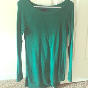 American Eagle emerald green sweater