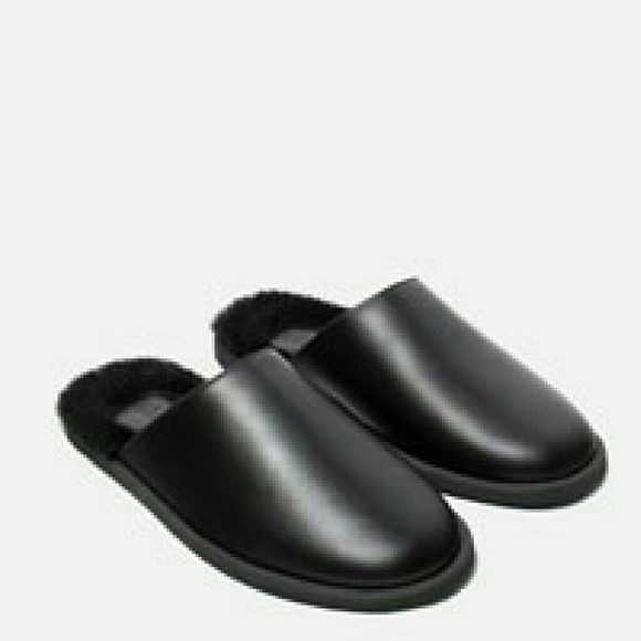 Zara leather slipper shoes (3655)