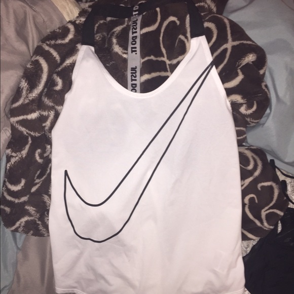 White Nike Tank Top