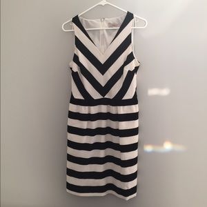 Black and white loft dress