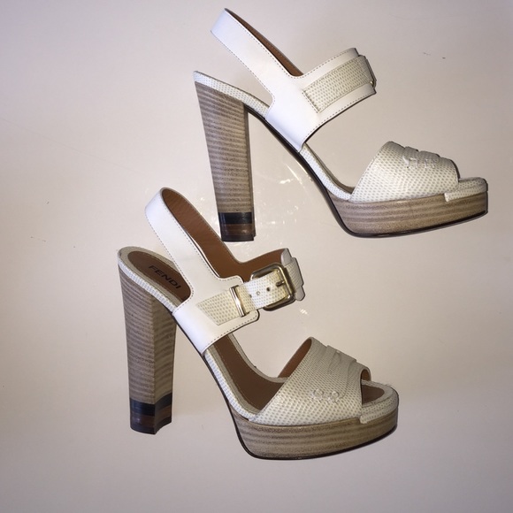 FENDI white heels! - Picture 2 of 4