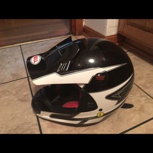 Large motocross helmet