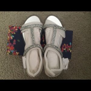 Stuart Weitzman Teezer Crystal Jelly Sandal