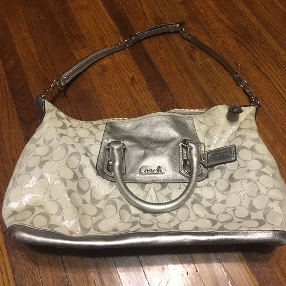 Silver Coach purse!