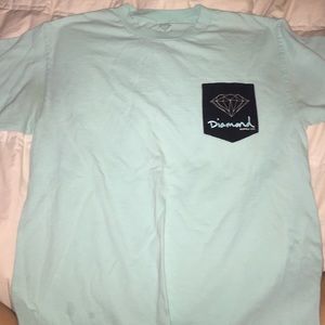 Mint green Diamond Supply Co tshirt