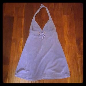 Ralph Lauren blue terry coverup