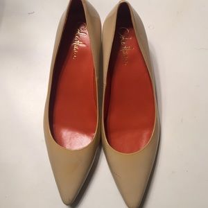 Cole Haan Patten Leather pumps with kitten heels