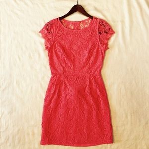 Lace Open Back Dress