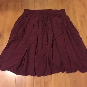 Maroon Brandy Melville skirt
