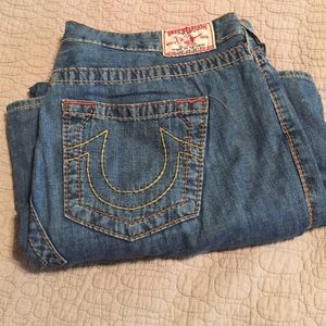 True Religion long denim skirt. Size 32.