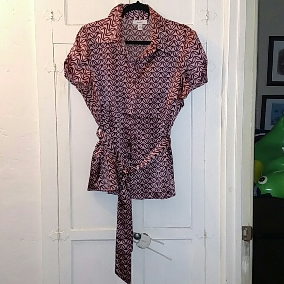 W's Belted Button Up Blouse