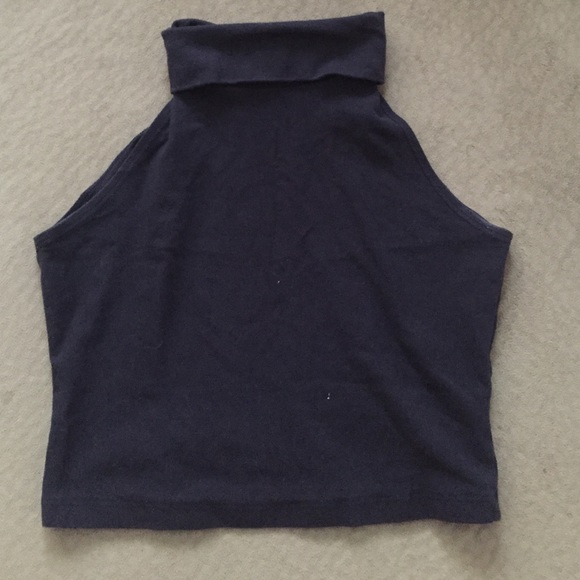 American Apparel sleeveless turtleneck crop top