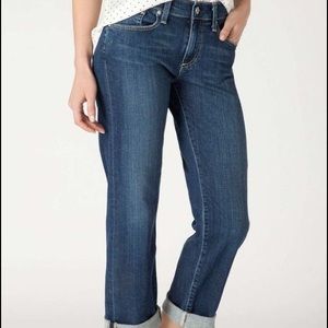 AG the Simona Easy Straight Leg Boyfriend Jean