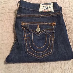 True Religion skinny dark denim jeans. Size 29.