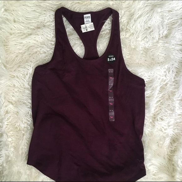 VS Pink racerback tank top