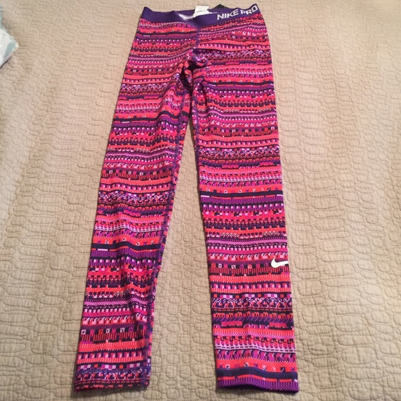Nike dri-fit fleece lined leggings. Size M.