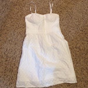 White Lace Minidress