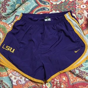 LSU Nike shorts.