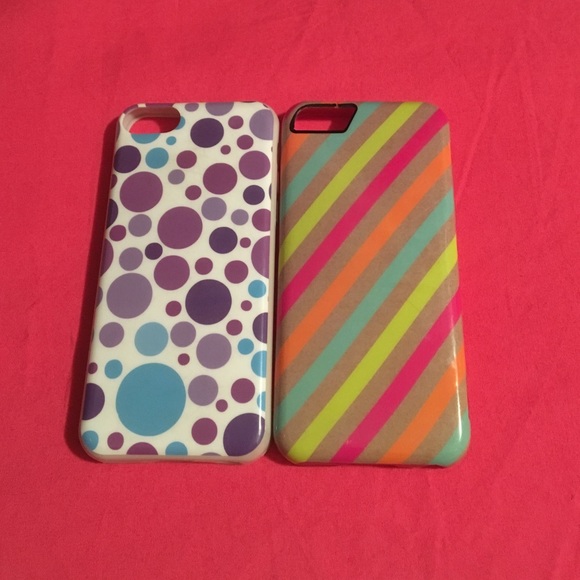 2 iPhone 5c silicone cases