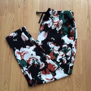 Ava X Viv || Drawstring Printed Trousers || X