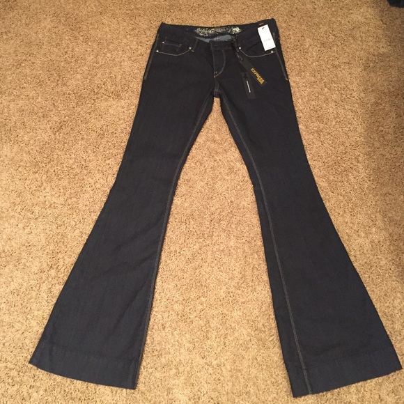 NWT! Express wide leg jeans!