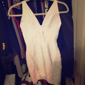 White Bandage Dress Herve leger
