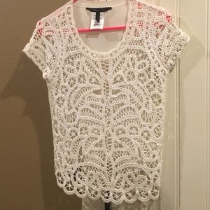 Bcbg maxazaria lace blouse