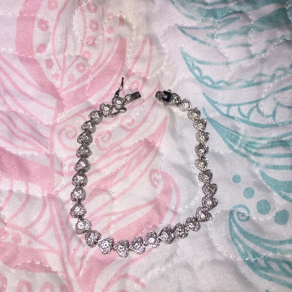 Sterling bracelet; 8"