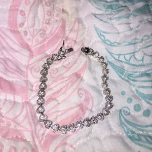 Sterling bracelet; 8"