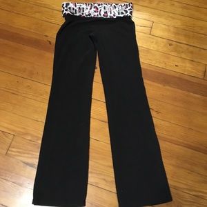 PINK foldover waist yoga pants