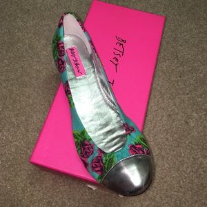 Floral Betsey Johnson Flats