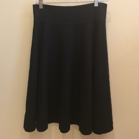 talbots skirts black merino