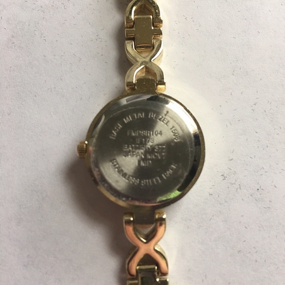 Matching Gold Watch and Bracelet - Picture 3 of 3