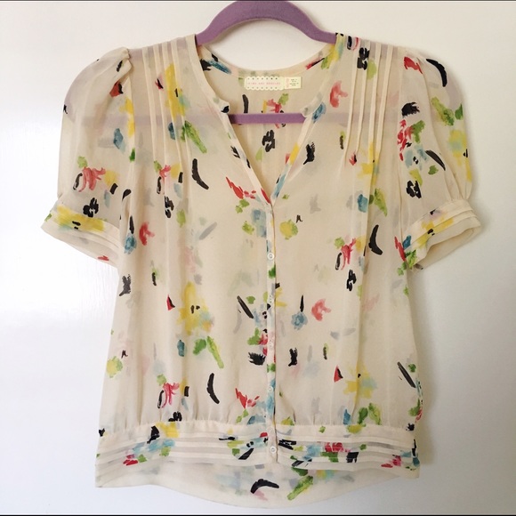 Urban Outfitters cute floral blouse