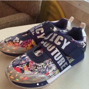 Juicy Couture Splatter fashion sneakers