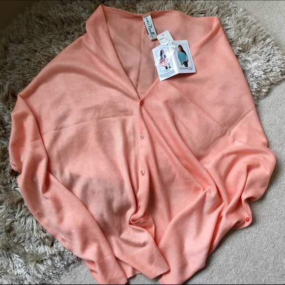 →HOST PICK← versatile peachy poncho - Picture 6 of 9