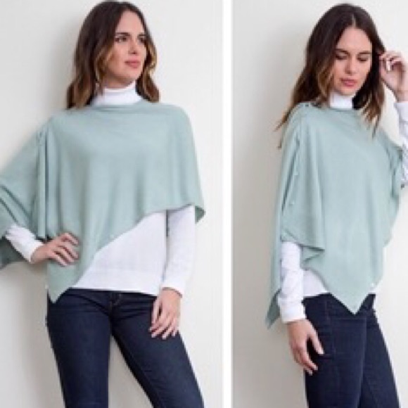 →HOST PICK← versatile peachy poncho - Picture 9 of 9