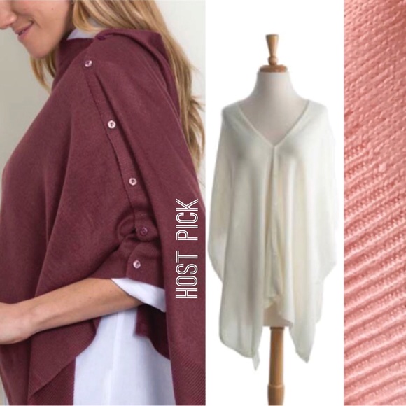 →HOST PICK← versatile peachy poncho - Picture 8 of 9