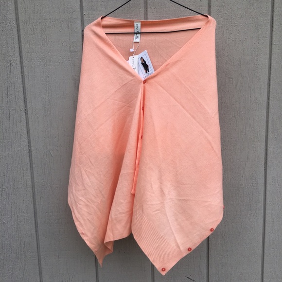 →HOST PICK← versatile peachy poncho - Picture 4 of 9