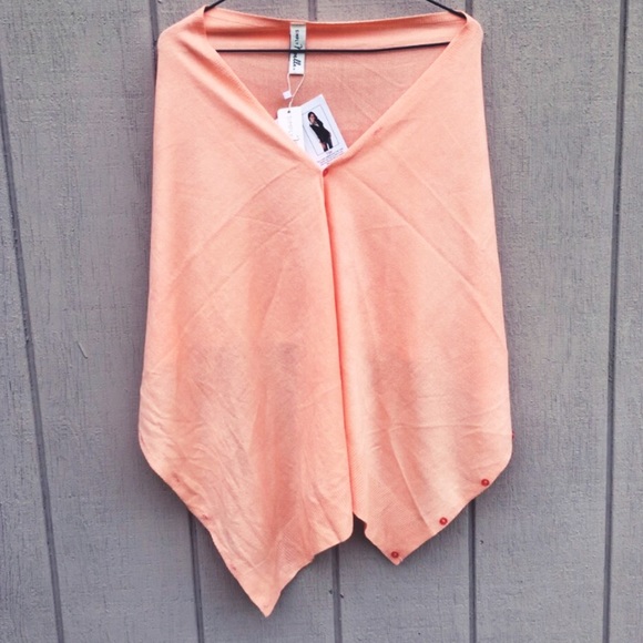 →HOST PICK← versatile peachy poncho - Picture 2 of 9