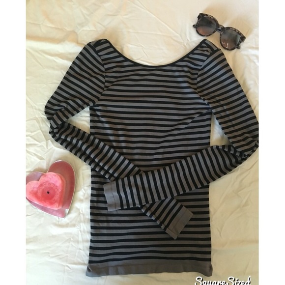 Free People Backless Shirt