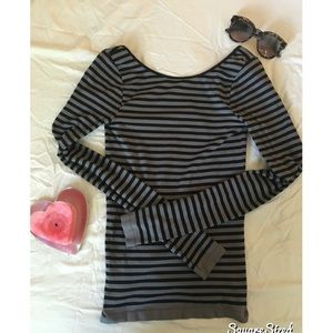 Free People Backless Shirt