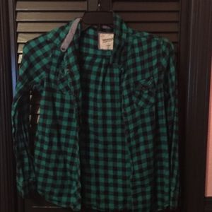 Green and Black Plaid